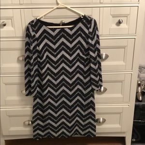 Black cocktail dress